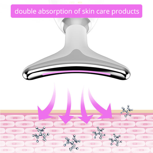 7-Color LED Facial Massager for Face Sculpting, Lifting, and Glow