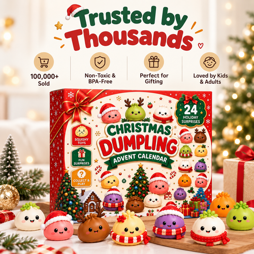 Christmas Advent Calendar: 24 Days of Mini Dumpling Squishies