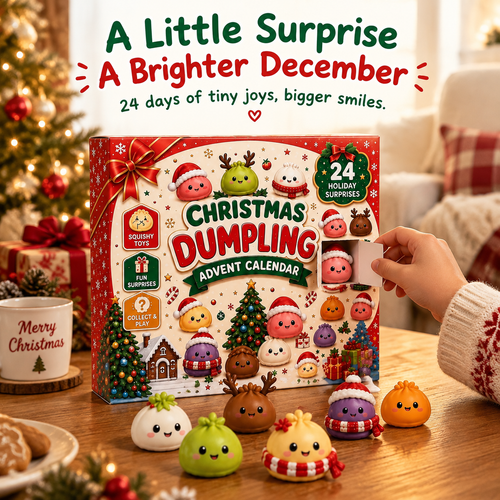 Christmas Advent Calendar: 24 Days of Mini Dumpling Squishies